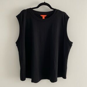 Joe Fresh Women’s plus size black muscle shirt - size 3XL